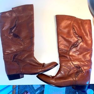 Lavorazione Artigiana | brown high western style  | EUR 39|  made in Italy